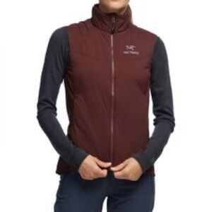 Arcteryx Aston SL Vest Navy Flux Rust Small